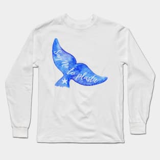 Say No to Plastic Long Sleeve T-Shirt